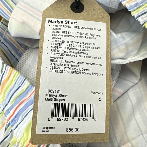 Prana‎ Mariya Multicolor Stripes Shorts - Picture 6 of 14